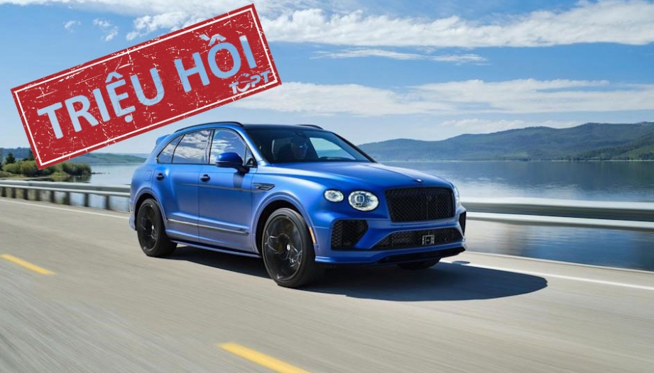 Bentley tiếp tục triệu hồi Bentayga