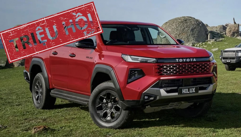 Triệu hồi Toyota Hilux do lỗi hệ thống trợ lực lái điện