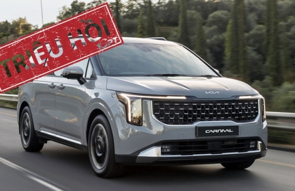 Triệu hồi KIA Carnival có nguy cơ cháy xe vì rò rỉ nhiên liệu