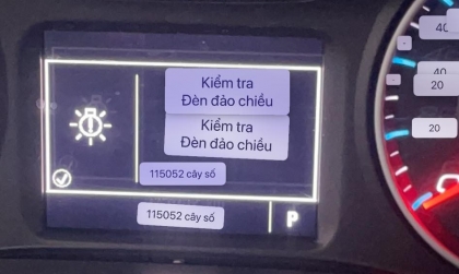 Lỗi hiện trên đồng hồ xe Trailblazer báo thế này là sao ạ?