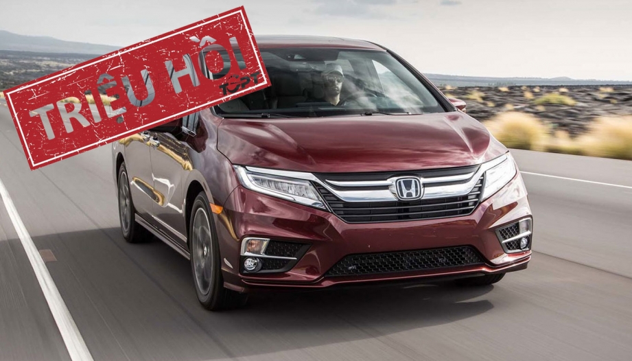 Triệu hồi Honda Odyssey do lỗi túi khí rèm đột nhiên phát nổ