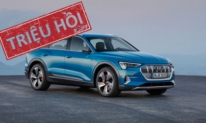 Triệu hồi Audi e-Tron do chân phanh mất tác dụng