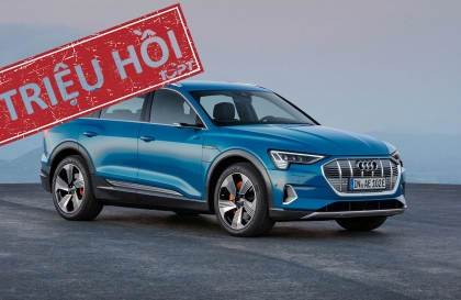 Triệu hồi Audi e-Tron do chân phanh mất tác dụng