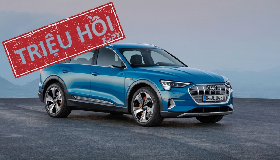 Triệu hồi Audi e-Tron do chân phanh mất tác dụng
