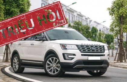 Triệu hồi Ford Explorer tại Việt Nam do lỗi hệ thống treo