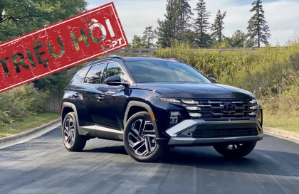 Hyundai Tucson bị triệu hồi do lỗi cảm biến va chạm khiến túi khí không hoạt động