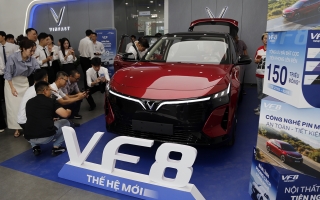 Xe Xanh: VinFast trưng bày phiên bản tiền thương mại, nhận đơn hàng sớm cho VF 8 thế hệ mới