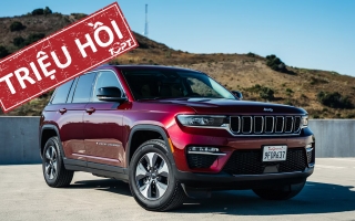 Triệu hồi hơn 61.000 chiếc Jeep Cherokee vì lỗi hệ truyền động