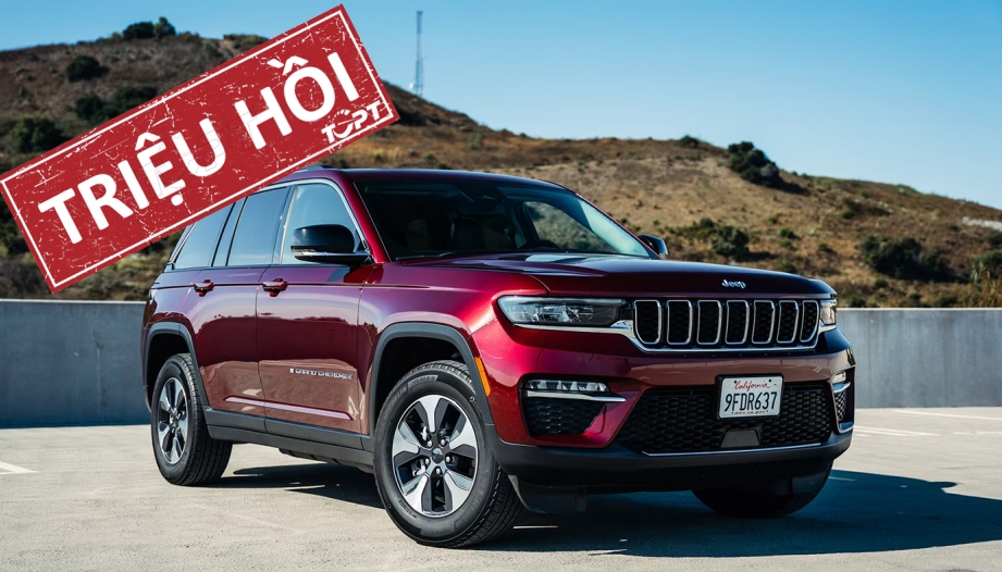Triệu hồi hơn 61.000 chiếc Jeep Cherokee vì lỗi hệ truyền động