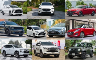 Thị trường ô tô Việt Nam: Top 10 mẫu xe bán ít nhất tháng 4/2026