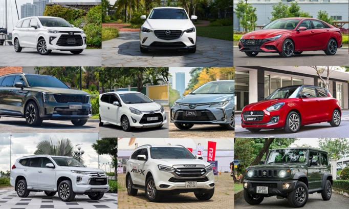 Thị trường ô tô Việt Nam: Top 10 mẫu xe bán ít nhất tháng 4/2026