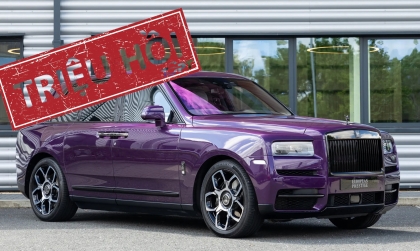 Rolls-Royce mở rộng triệu hồi Cullinan do lỗi liên quan đến hàng ghế sau