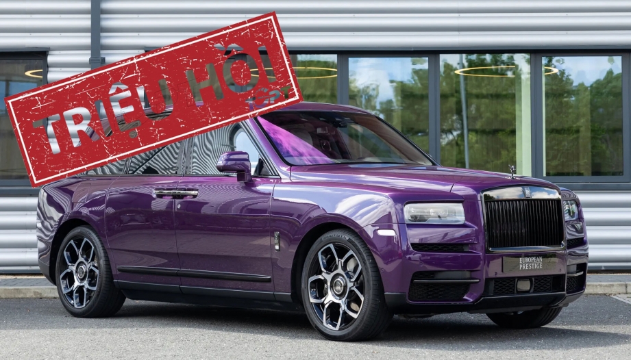 Rolls-Royce mở rộng triệu hồi Cullinan do lỗi liên quan đến hàng ghế sau