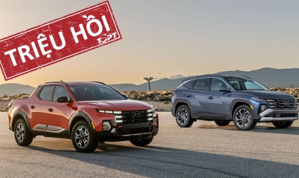 Ba đợt triệu hồi gần 425.000 xe của Hyundai liên quan đến Tucson, Elantra và Santa  Cruz...