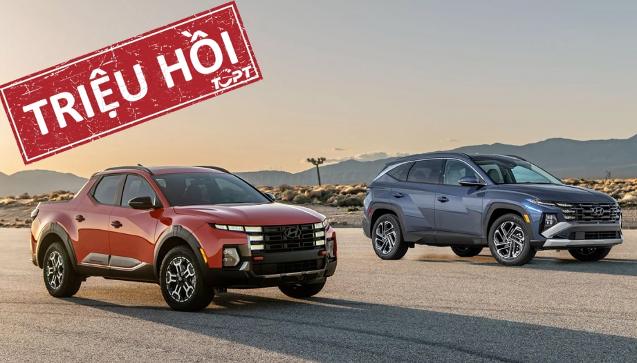 Ba đợt triệu hồi gần 425.000 xe của Hyundai liên quan đến Tucson, Elantra và Santa  Cruz...