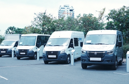 Doanh nghiệp Việt Nam mang xe GAZ lắp ráp tại trong nước sang giới thiệu tại Campuchia