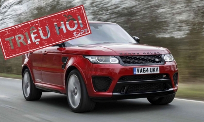 Triệu hồi Range Rover Sport và Range Rover Evoque do lỗi túi khí