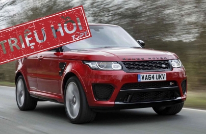 Triệu hồi Range Rover Sport và Range Rover Evoque do lỗi túi khí