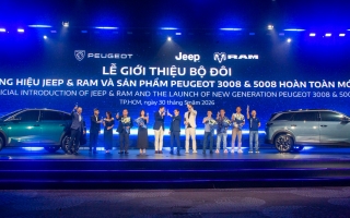 Stellantis chính thức đặt chân đến VIệt Nam, ra mắt Jeep và RAM, giới thiệu Peugeot 3008 và 5008 thế hệ mới