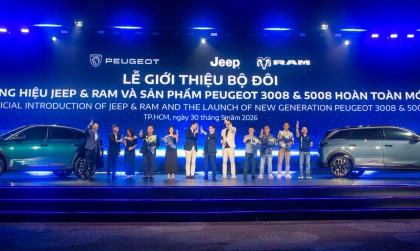 Stellantis chính thức đặt chân đến VIệt Nam, ra mắt Jeep và RAM, giới thiệu Peugeot 3008 và 5008 thế hệ mới