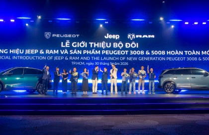 Stellantis chính thức đặt chân đến VIệt Nam, ra mắt Jeep và RAM, giới thiệu Peugeot 3008 và 5008 thế hệ mới