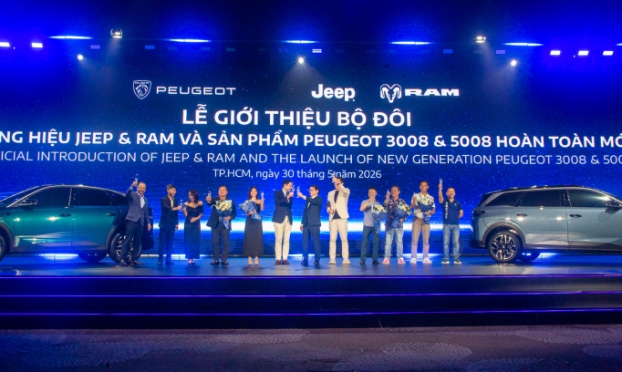 Stellantis chính thức đặt chân đến VIệt Nam, ra mắt Jeep và RAM, giới thiệu Peugeot 3008 và 5008 thế hệ mới