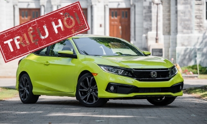 Honda triệu hồi 99.000 xe vì lỗi túi khí, gọi tên Civic, CR-V...