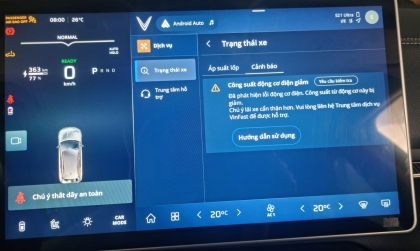 Có bác nào đi xe VF 8 bị hai lỗi như này không?