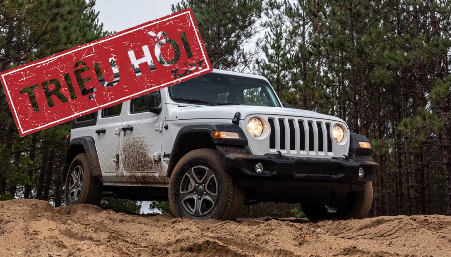 Jeep triệu hồi hơn 1 triệu Wrangler và Gladiator có nguy cơ hoả hoạn