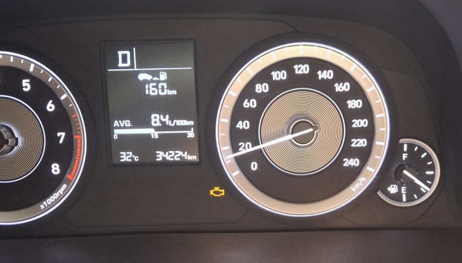 Các cụ cho hỏi lỗi trên đồng hồ Hyundai Creta là gì thế?