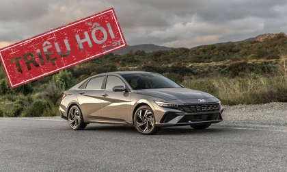 Triệu hồi Hyundai Elantra do lỗi túi khí và bộ điều khiển
