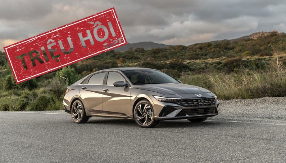 Triệu hồi Hyundai Elantra do lỗi túi khí và bộ điều khiển