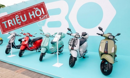 Triệu hồi hàng loạt mẫu Vespa và Piaggio tại Việt Nam vì lỗi đèn pha