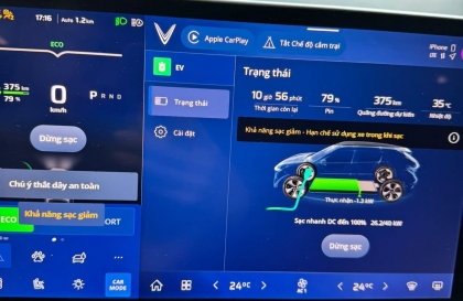 Vinfast vf7 bị nhảy công suất sạc thế này là sao các bác?