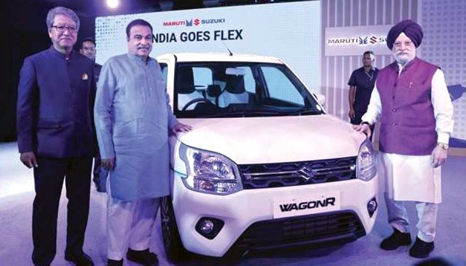 Suzuki tung WagonR Bioflex tương thích nhiên liệu E20 đến E100