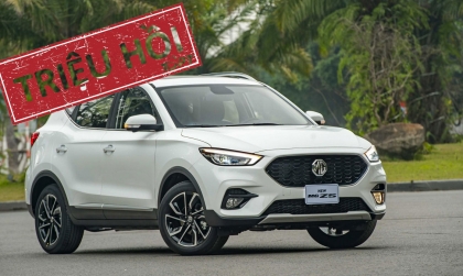 Triệu hồi MG ZS do lỗi phần mềm khí thải 