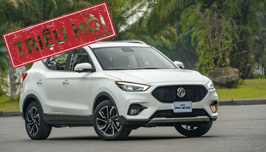 Triệu hồi MG ZS do lỗi phần mềm khí thải 