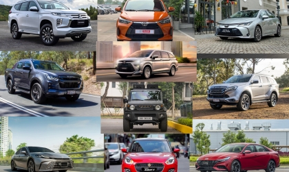 Thị trường ô tô Việt Nam: Top 10 mẫu xe bán ít nhất tháng 5/2026