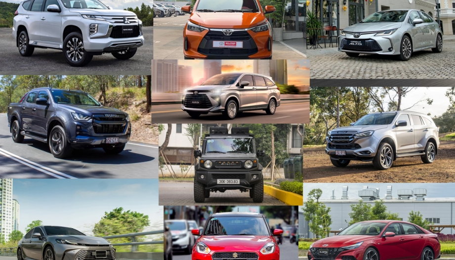 Thị trường ô tô Việt Nam: Top 10 mẫu xe bán ít nhất tháng 5/2026