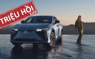 Triệu hồi xe điện Lexus vì lỗi hệ truyền động