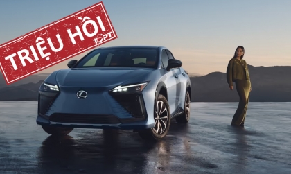 Triệu hồi xe điện Lexus vì lỗi hệ truyền động