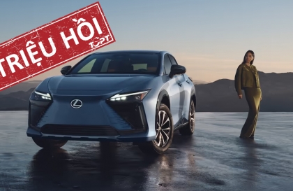 Triệu hồi xe điện Lexus vì lỗi hệ truyền động
