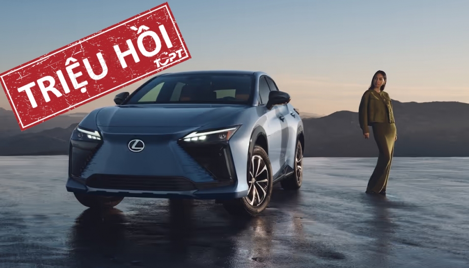 Triệu hồi xe điện Lexus vì lỗi hệ truyền động