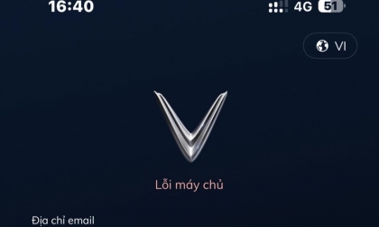 App Vinfast của các cụ có bị lỗi đăng nhập thế này không?