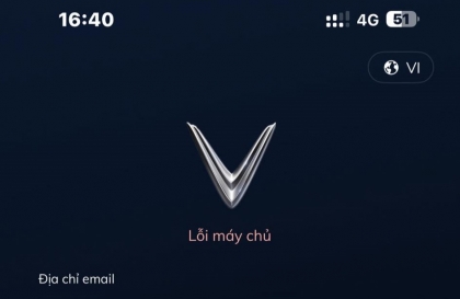 App Vinfast của các cụ có bị lỗi đăng nhập thế này không?