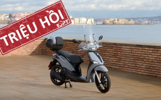 Thế giới 2 bánh: Piaggio triệu hồi Liberty 50 vì lỗi đèn pha