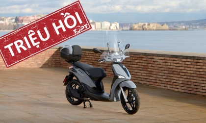 Thế giới 2 bánh: Piaggio triệu hồi Liberty 50 vì lỗi đèn pha