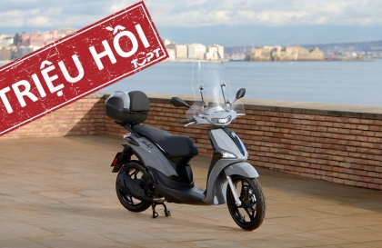 Thế giới 2 bánh: Piaggio triệu hồi Liberty 50 vì lỗi đèn pha