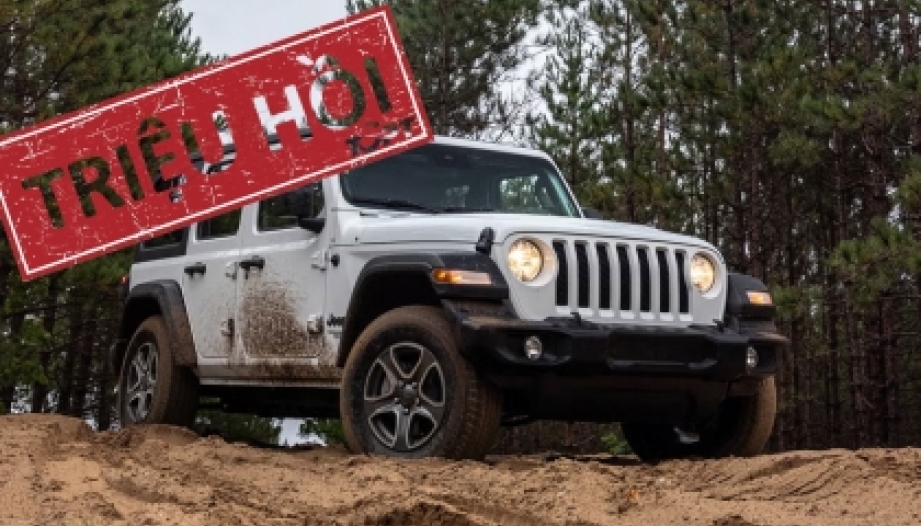 Triệu hồi Jeep Wrangler và Gladiator vì nguy cơ nứt mâm hợp kim