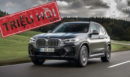 BMW tiếp tục triệu hồi hàng loạt xe do lỗi bộ khởi động